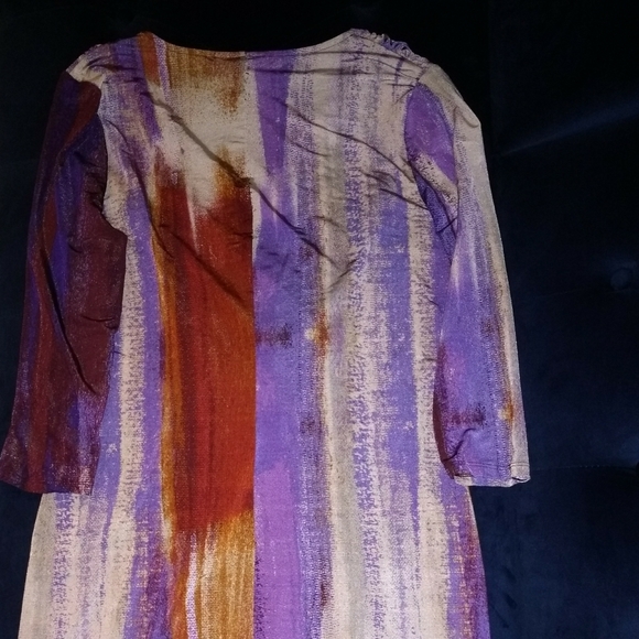 Bold, Electric, & Vibrant Abstract Dress - Picture 8 of 10